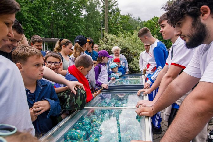 Праздник в честь Дня защиты детей в парке им. Л.Н. Толстого в Химках