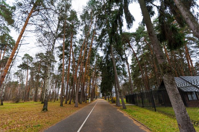 Глуховский парк в Ногинске осенью