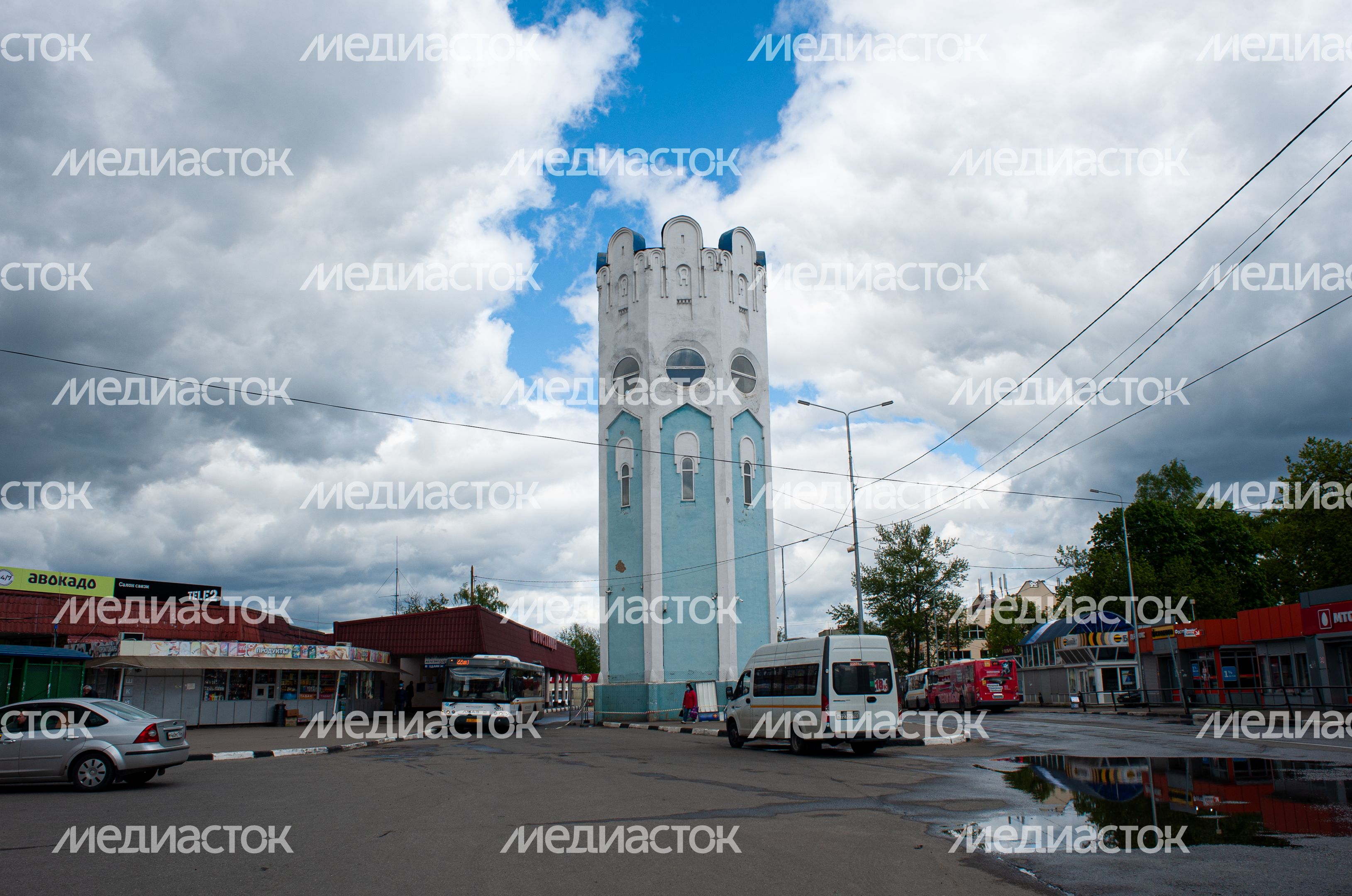 Весенние виды города Пушкино