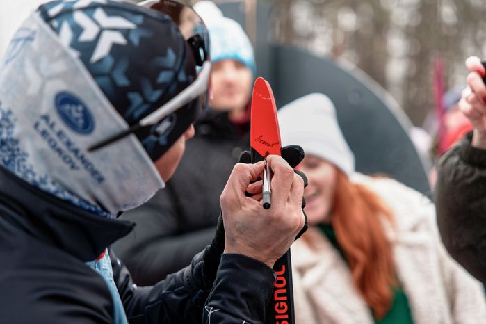 Тренировка для лыжников от Олимпийского чемпиона Александра Легкова в Одинцово