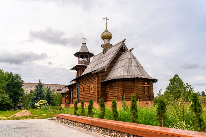 Церковь иконы Божией Матери Игумения горы Афонской в рабочем поселке Северный Талдомского округа