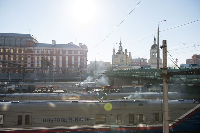 Железнодорожные пути в Москве