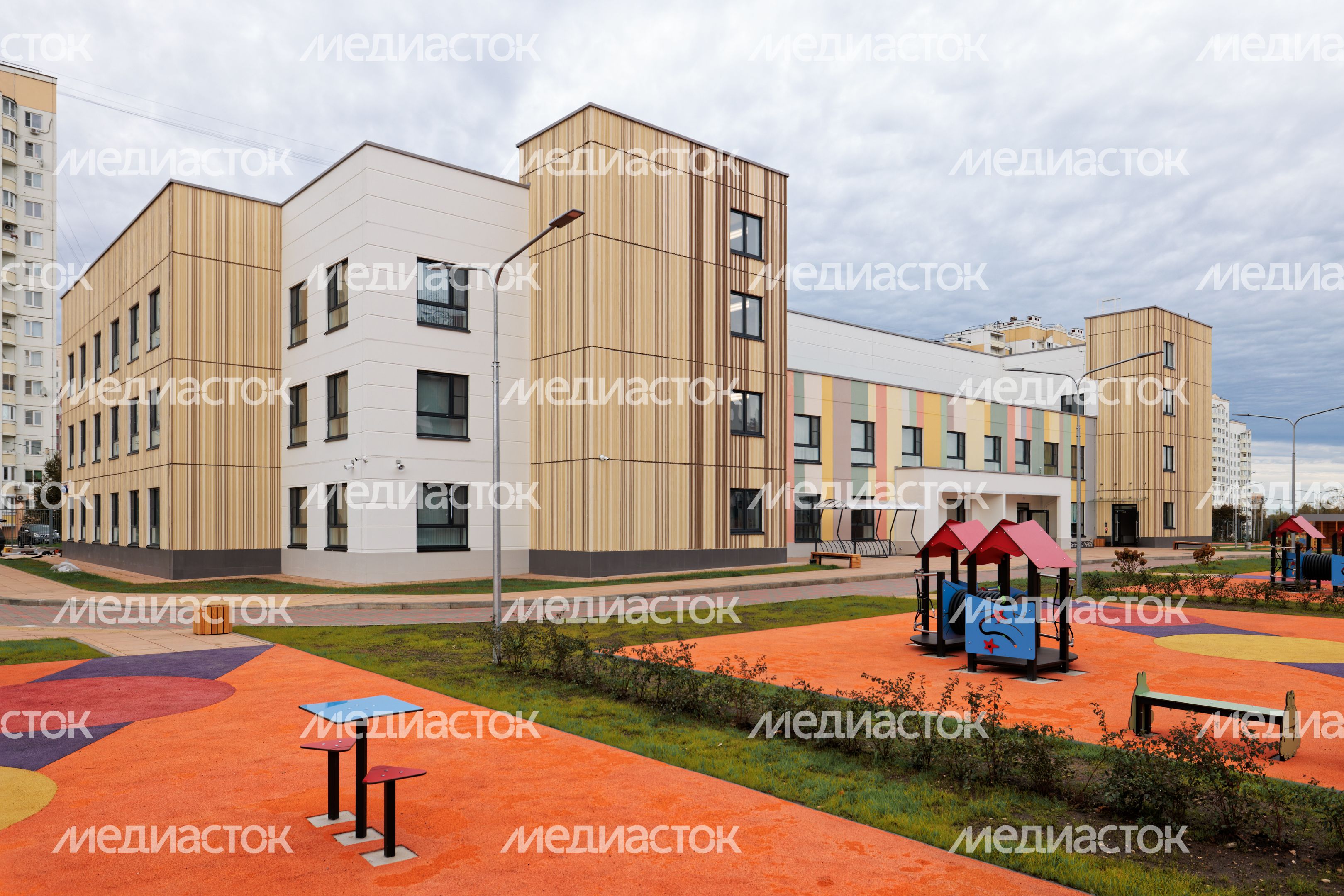 Новый детский сад в микрорайоне Рекинцо округа Солнечногорск Новый детский сад в микрорайоне Рекинцо округа Солнечногорск