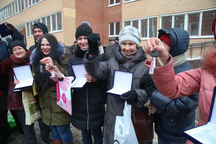 Вручение первых ключей дольщикам ЖК «Грин Сити» в Люберцах