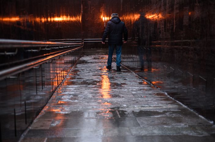 Декабрьская слякоть в Москве