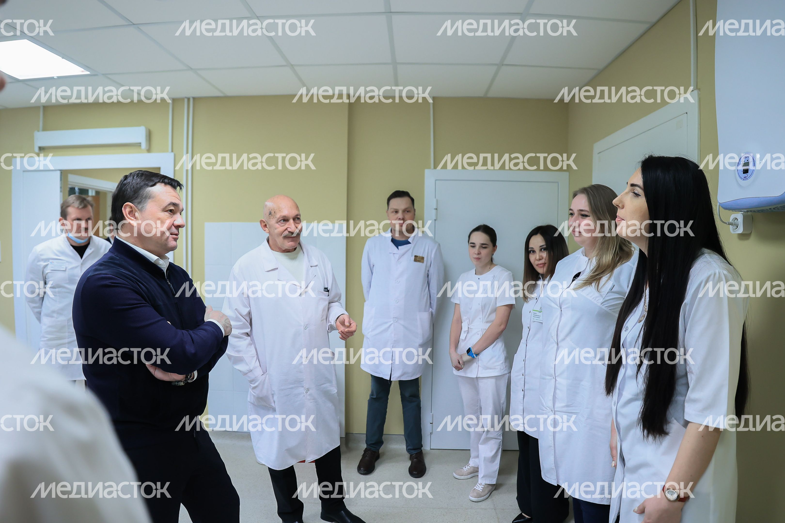 Посещение Губернатором Подмосковья Воскресенской областной больницы