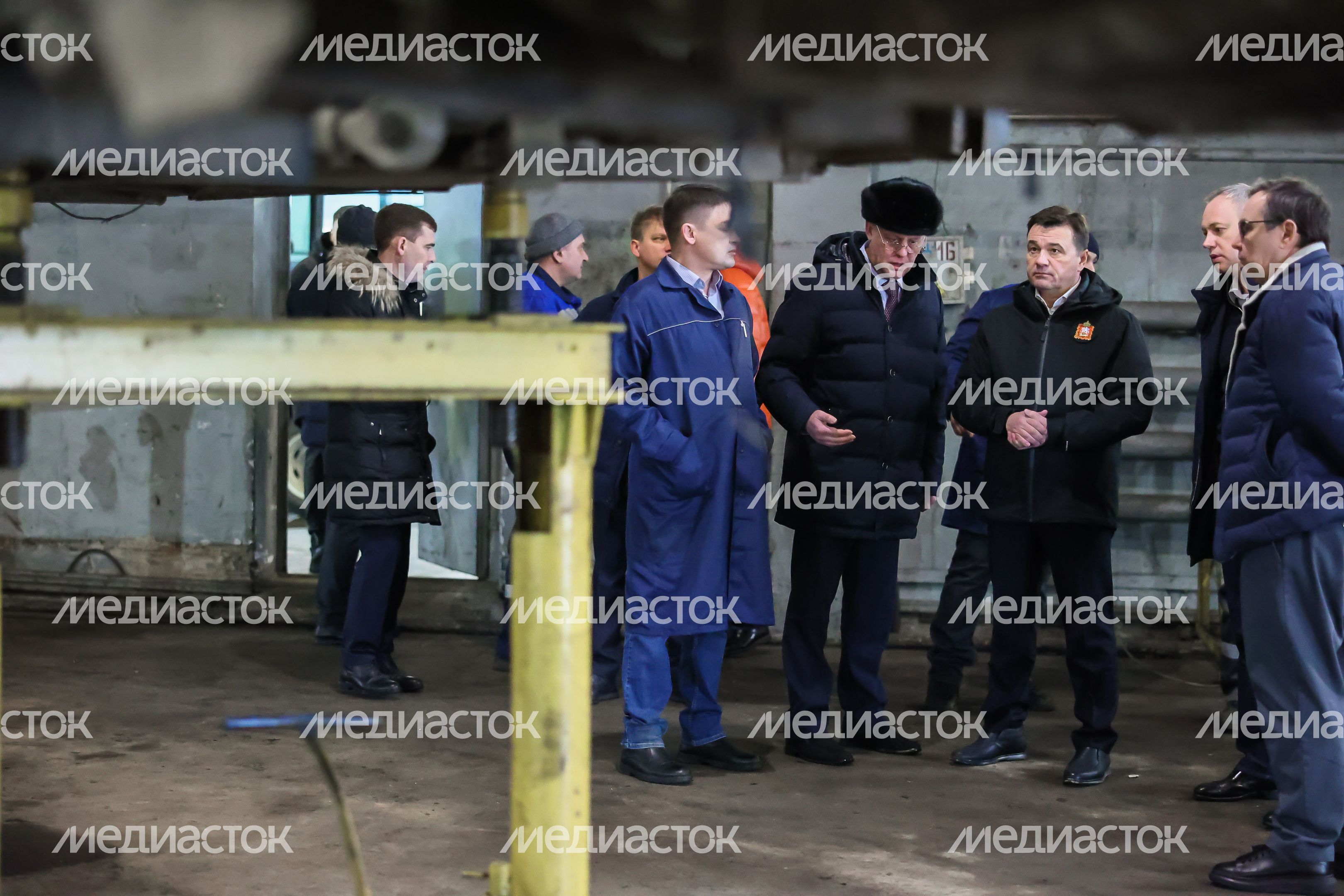 Андрей Воробьев посетил подразделение "Мострансавто" в Истре