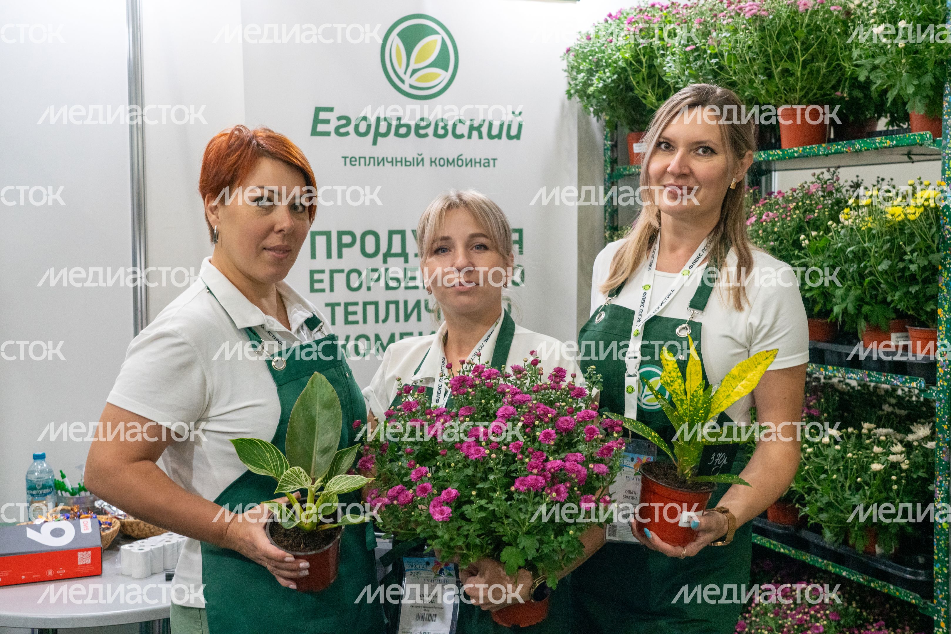 Выставочный стенд с растениями Егорьевского тепличного комбината на Международной выставке «ЦветыЭкспо» в Красногорске Выставочный стенд с растениями Егорьевского тепличного комбината на Международной выставке «ЦветыЭкспо» в Красногорске