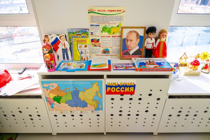 Игровая комната в новом детском саду «Аистенок» в ЖК «Новое Медведково» в Мытищах