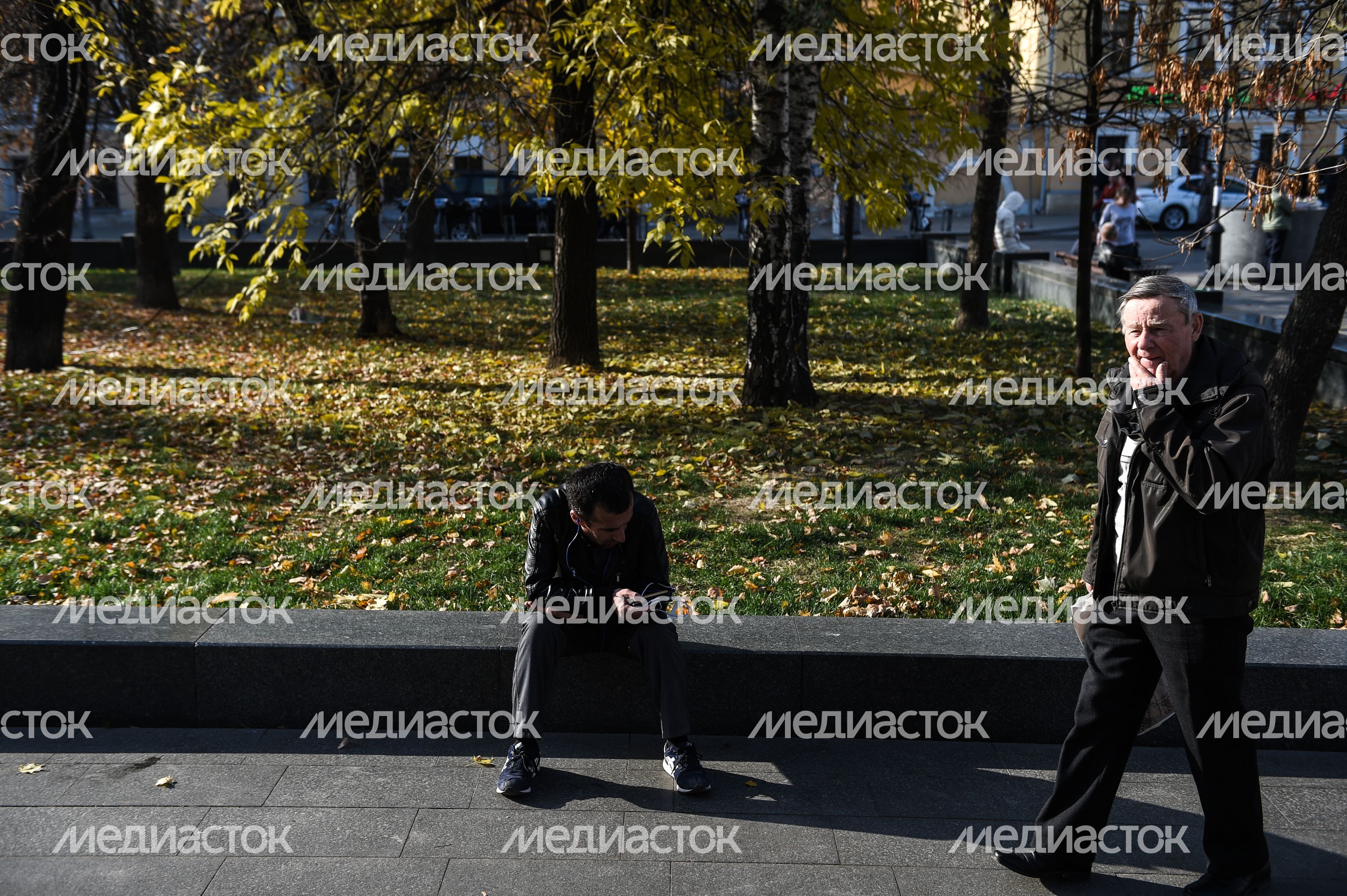 Пенсионеры в Москве