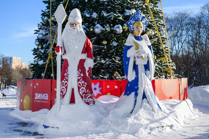 Люберецкий центральный парк культуры и отдыха зимой