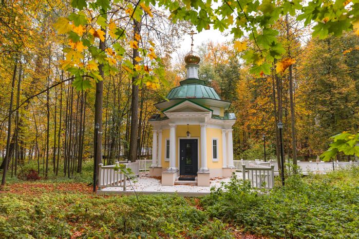 Осень в усадьбе Гребнево округа Щелково