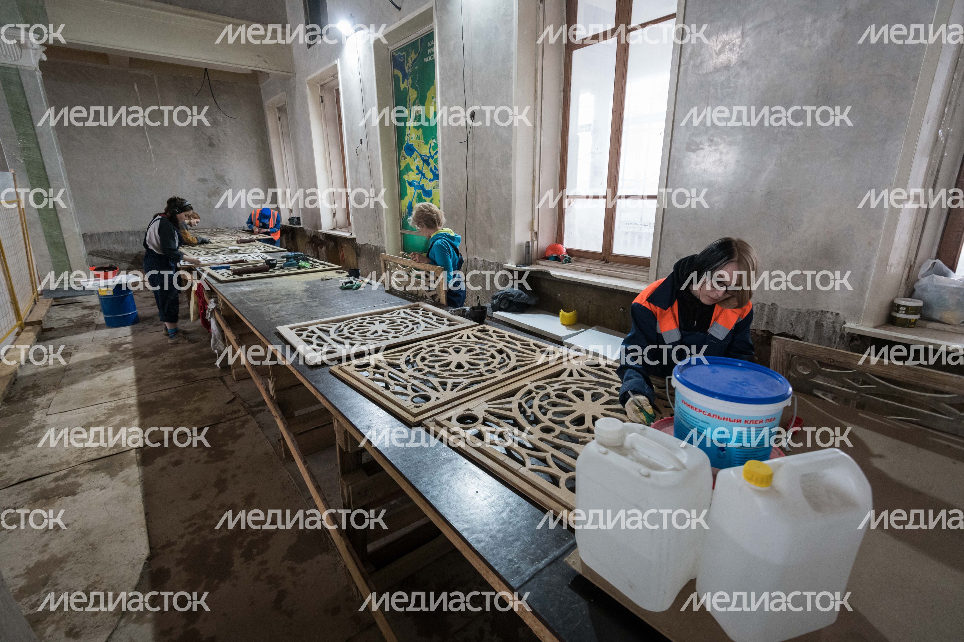 Реставрация Северного речного вокзала