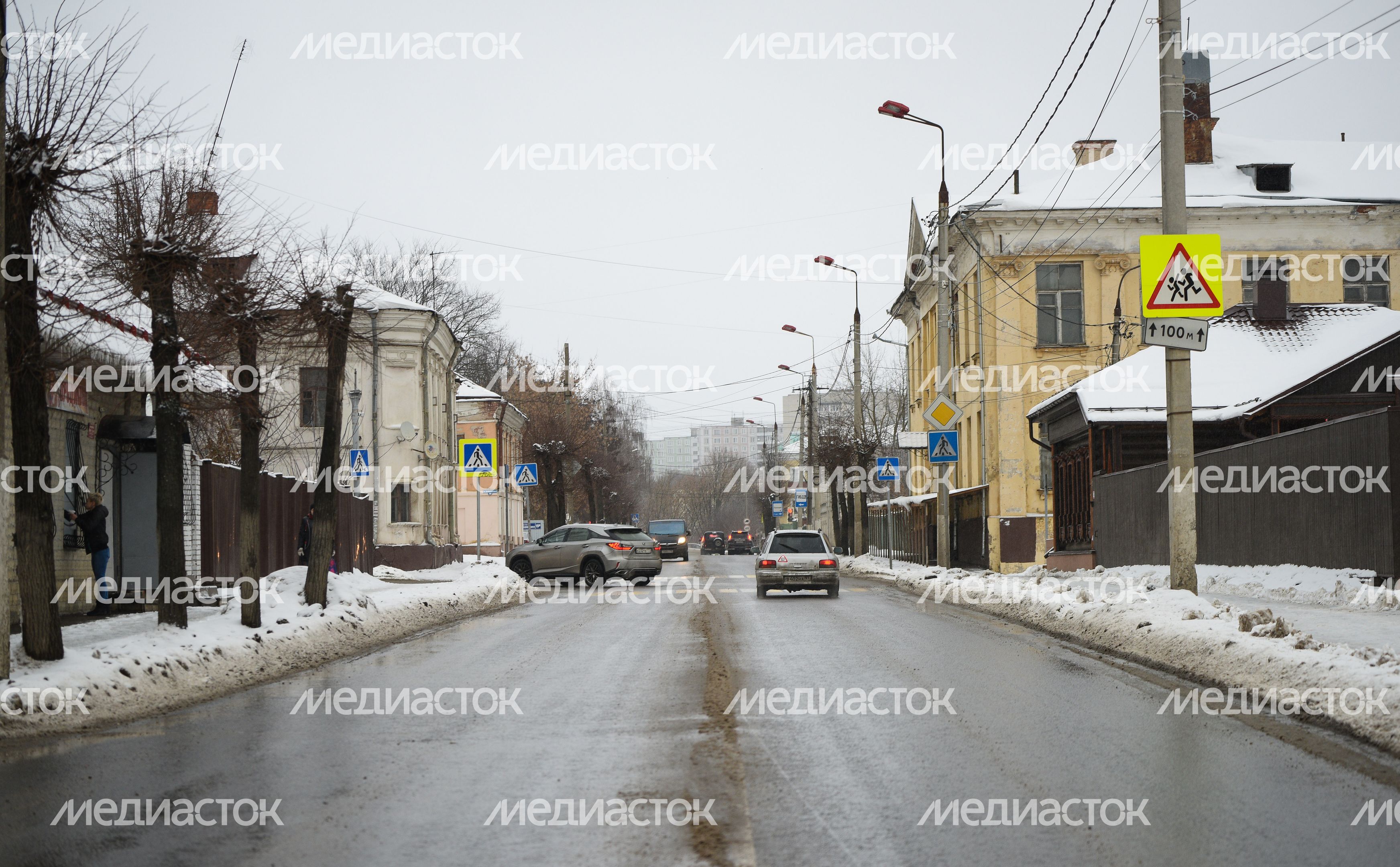 Виды города Серпухов зимой