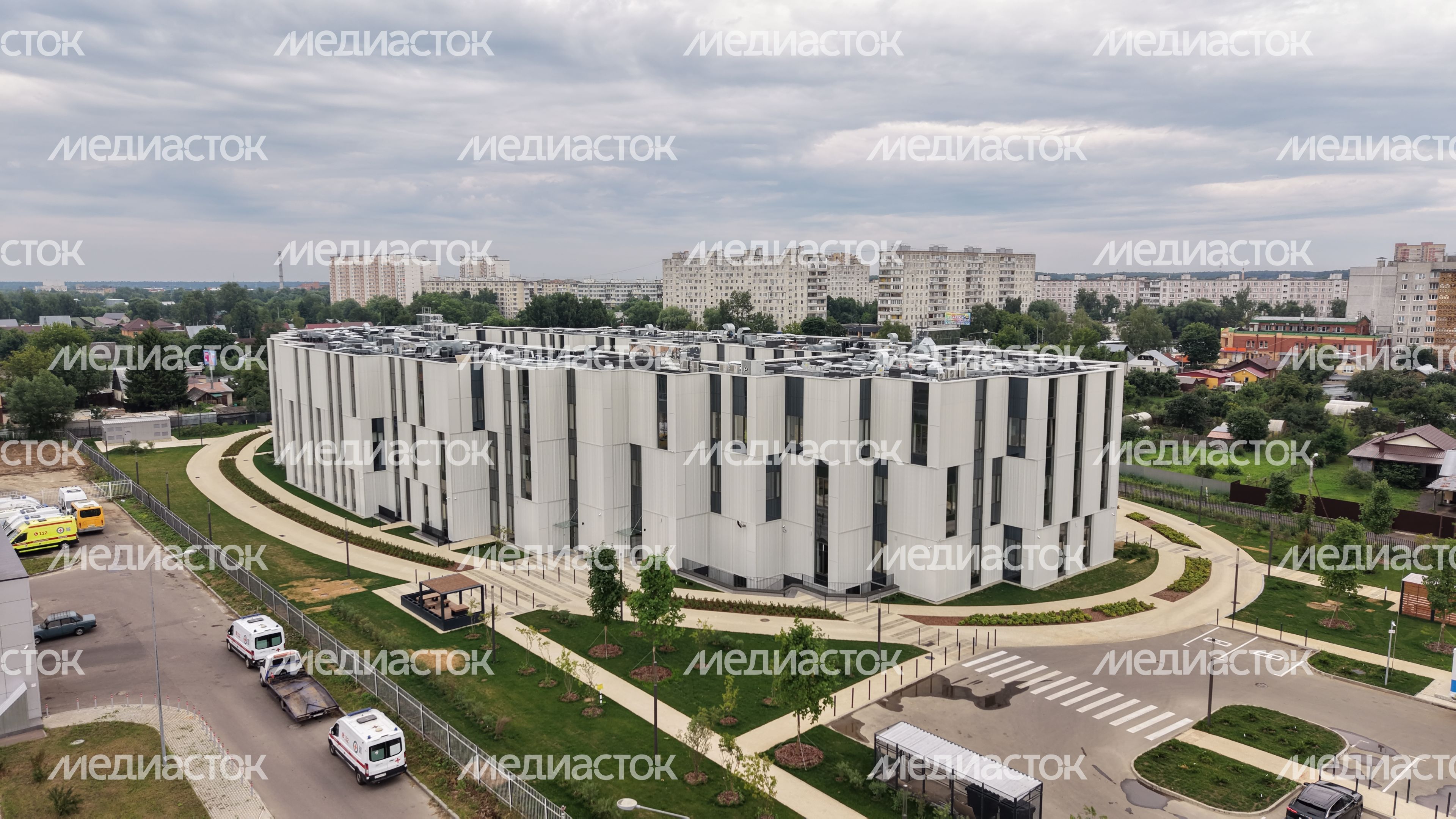 Новая поликлиника в ногинском мкр Заречье