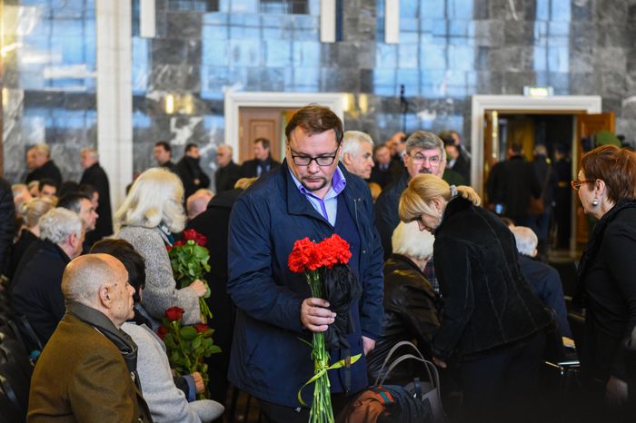 Церемония прощания с космонавтом Алексеем Леоновым в Подмосковье