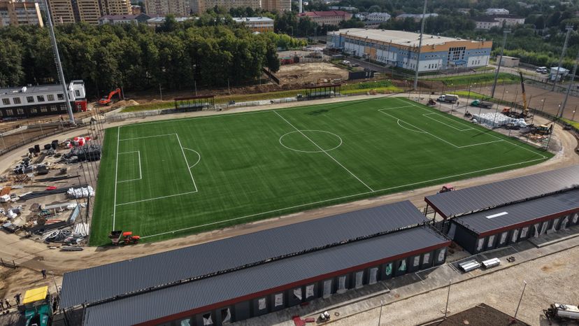 Реконструкция стадиона "Мещера" в Егорьевске