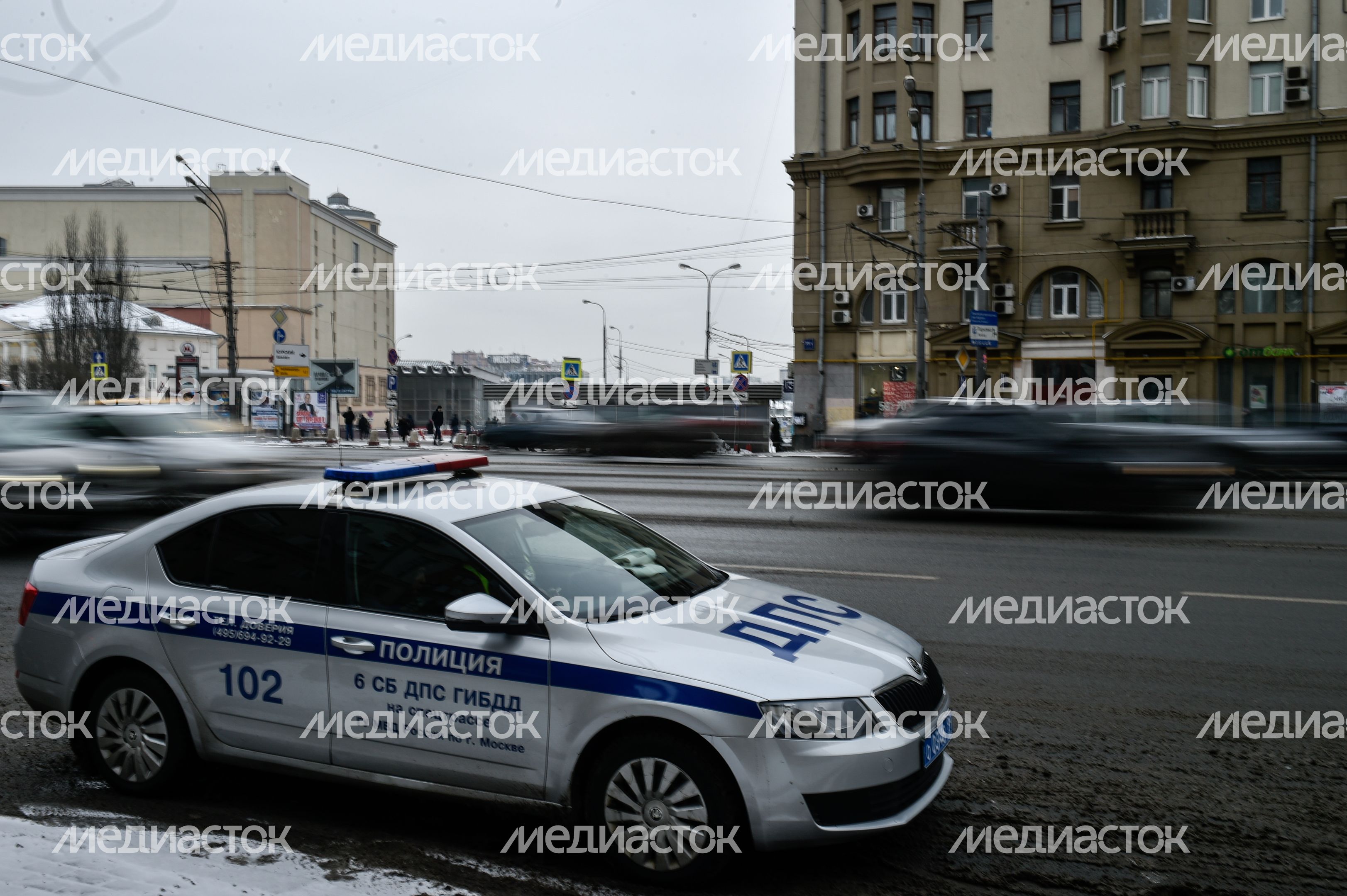 Дорожная ситуация в Москве