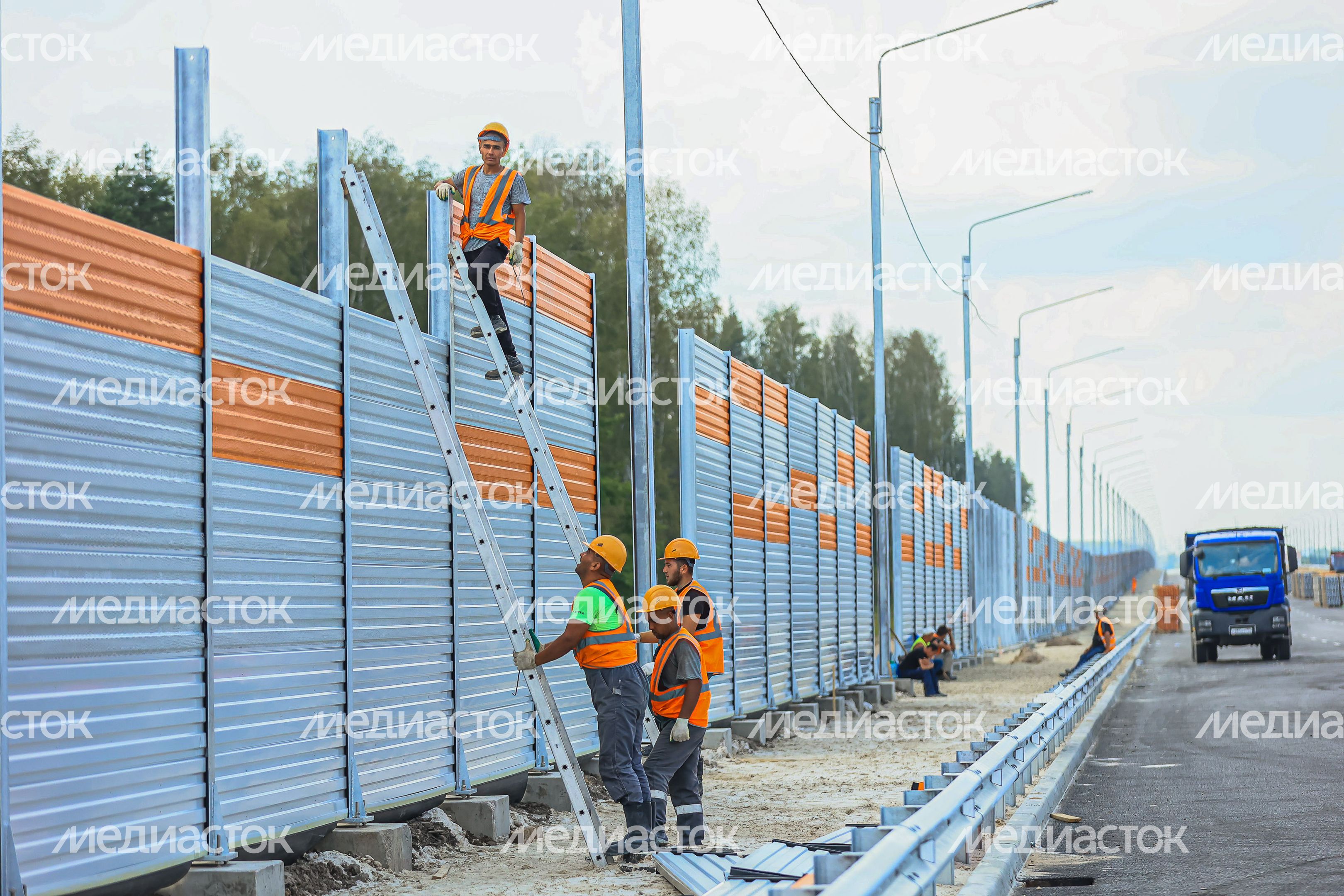 Проверка хода строительства подмосковного участка М-12 «Москва-Казань» Губернатором Подмосковья