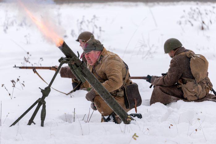 Военно-историческая реконструкция "Бои под Клином"
