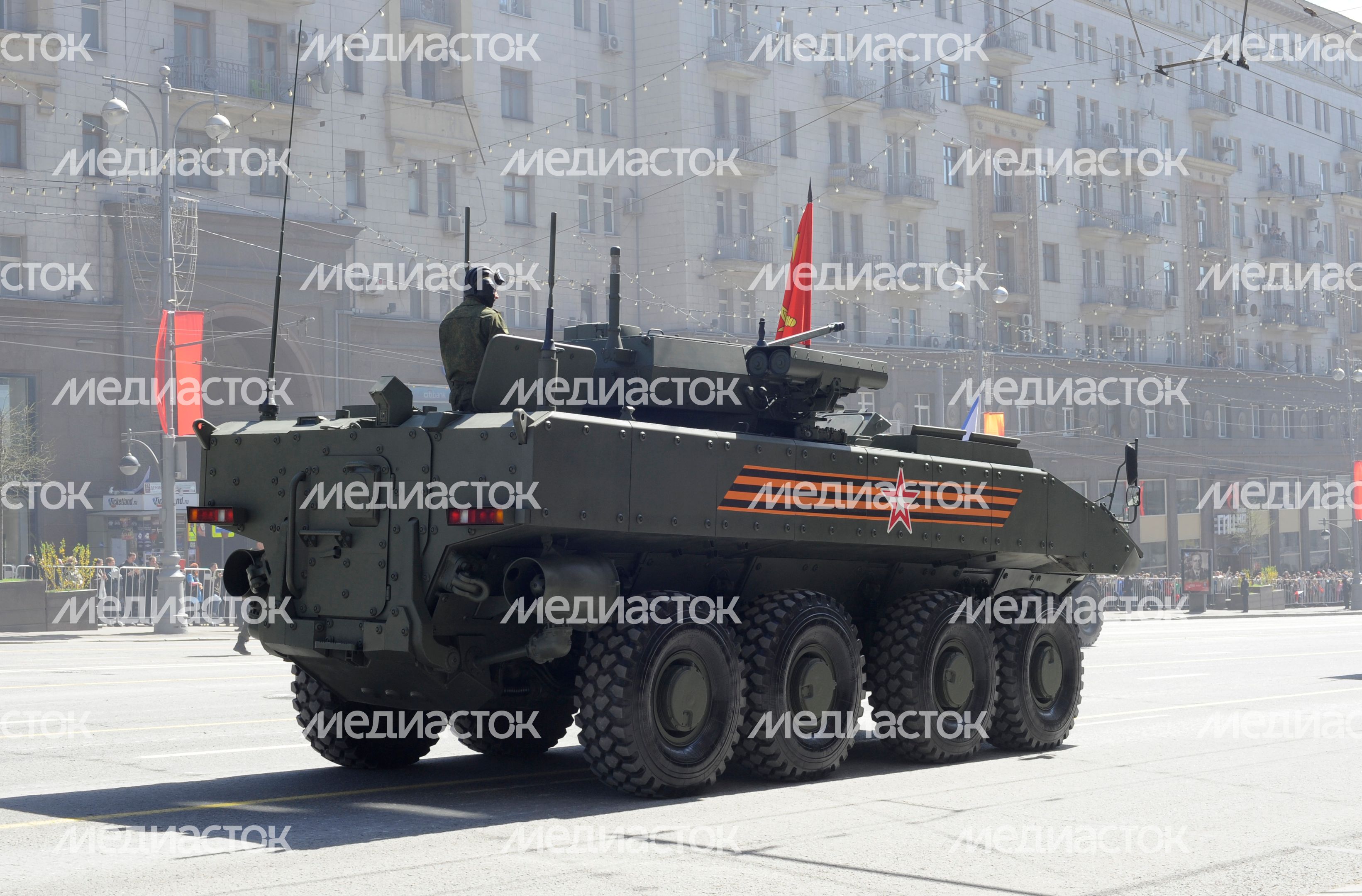 Генеральная репетиция парада Победы на Красной площади