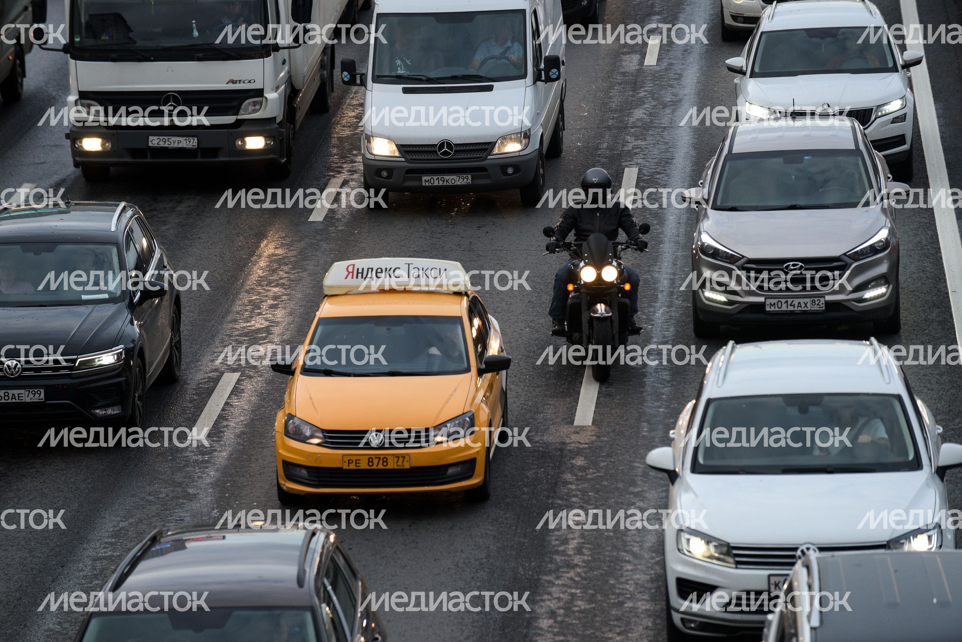 Автомобильное движение в Москве