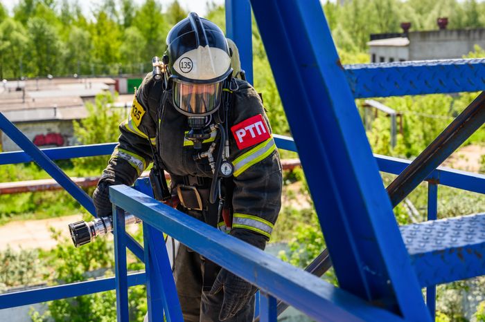Соревнования спасателей в Ногинске Богородского округа