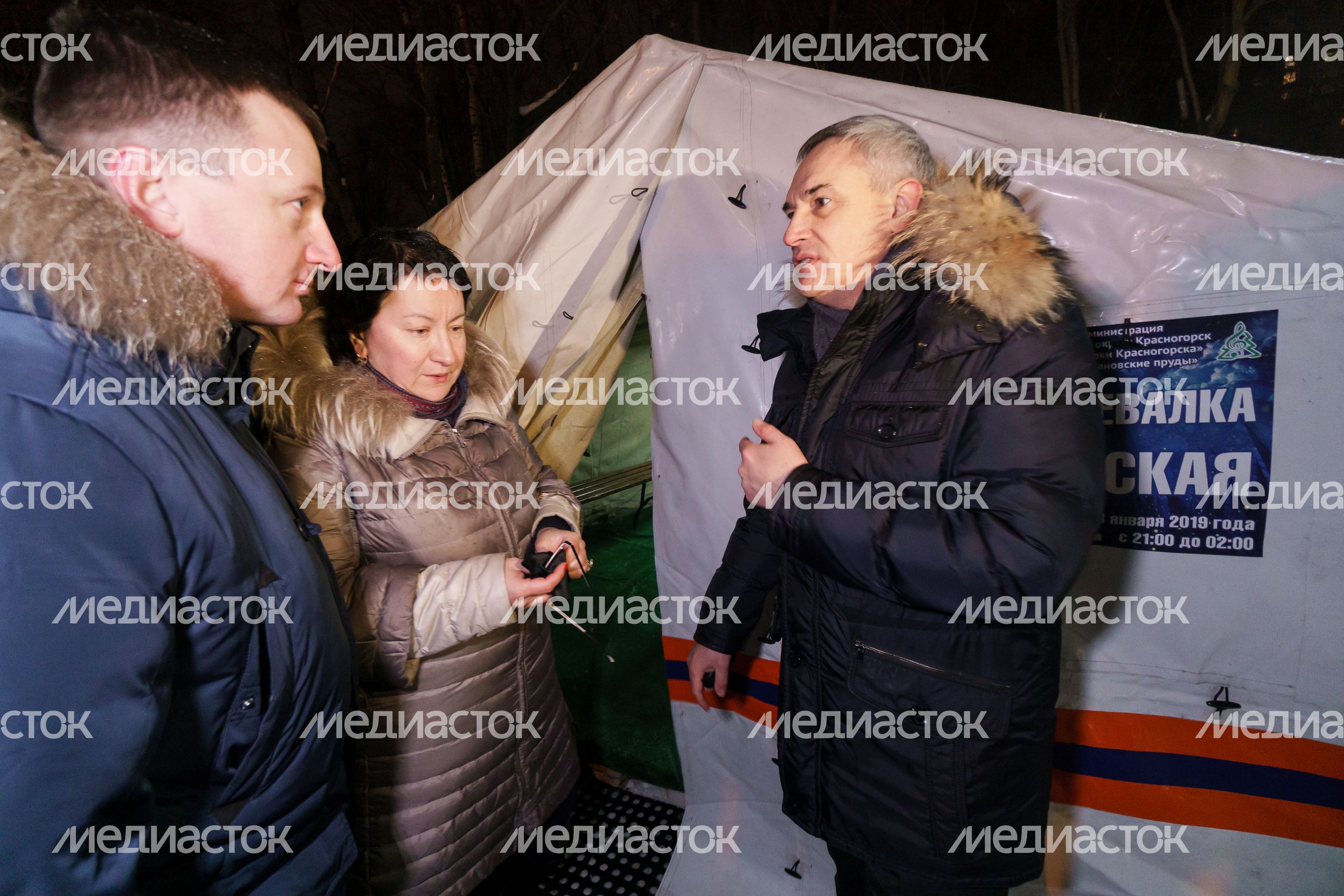 Проверка готовности купели на Ивановских прудах к крещенским купаниям Проверка готовности купели на Ивановских прудах к крещенским купаниям