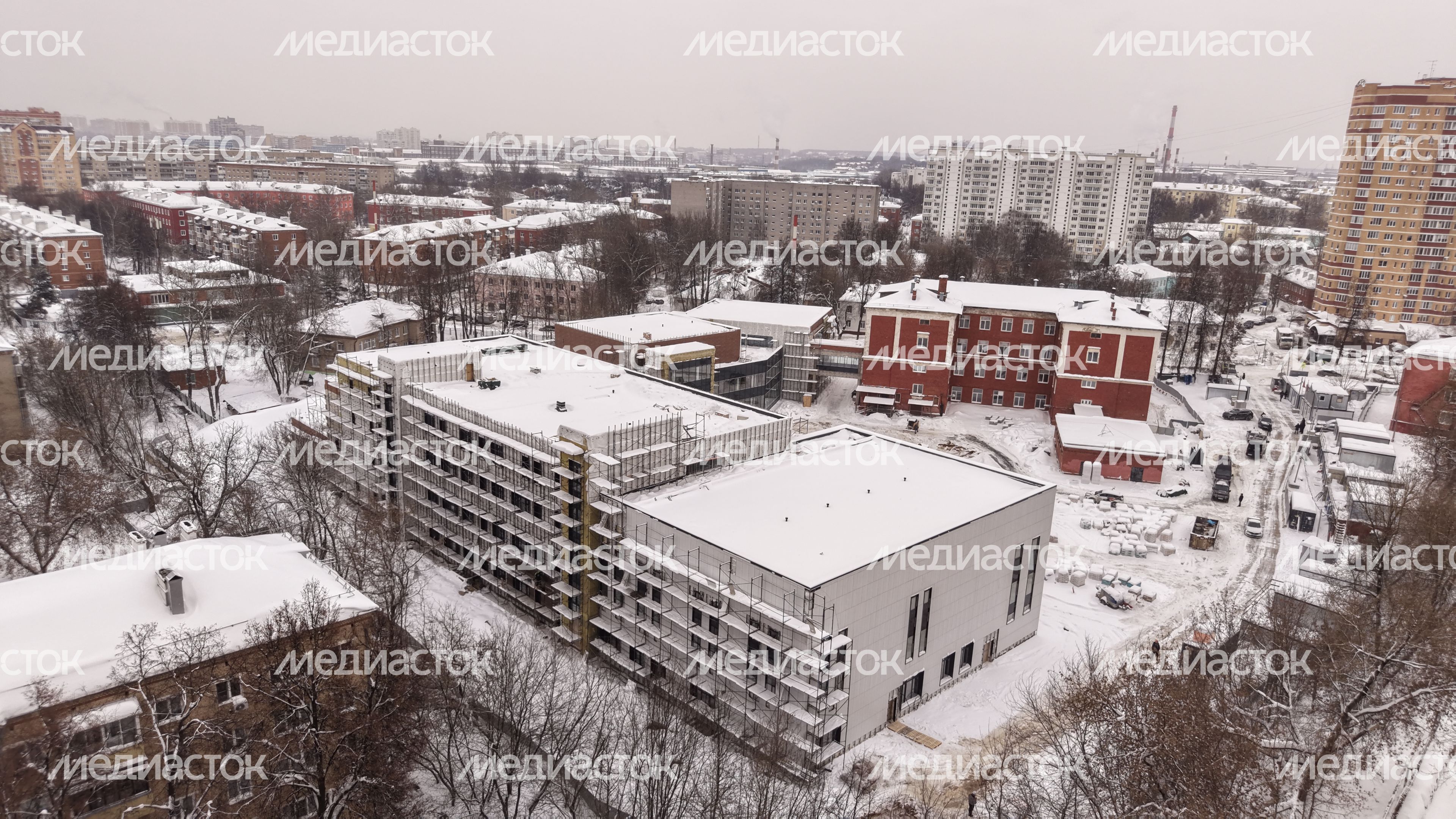 В Подольске продолжается строительство пристройки к школе №16 на 580 мест В Подольске продолжается строительство пристройки к школе №16 на 580 мест
