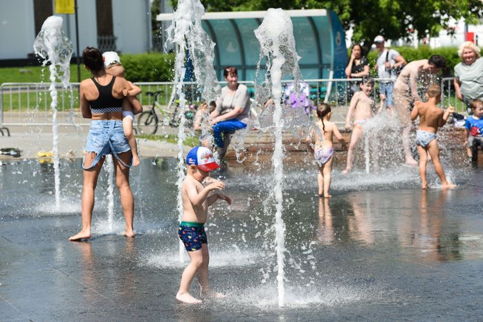 Жаркая погода в Москве