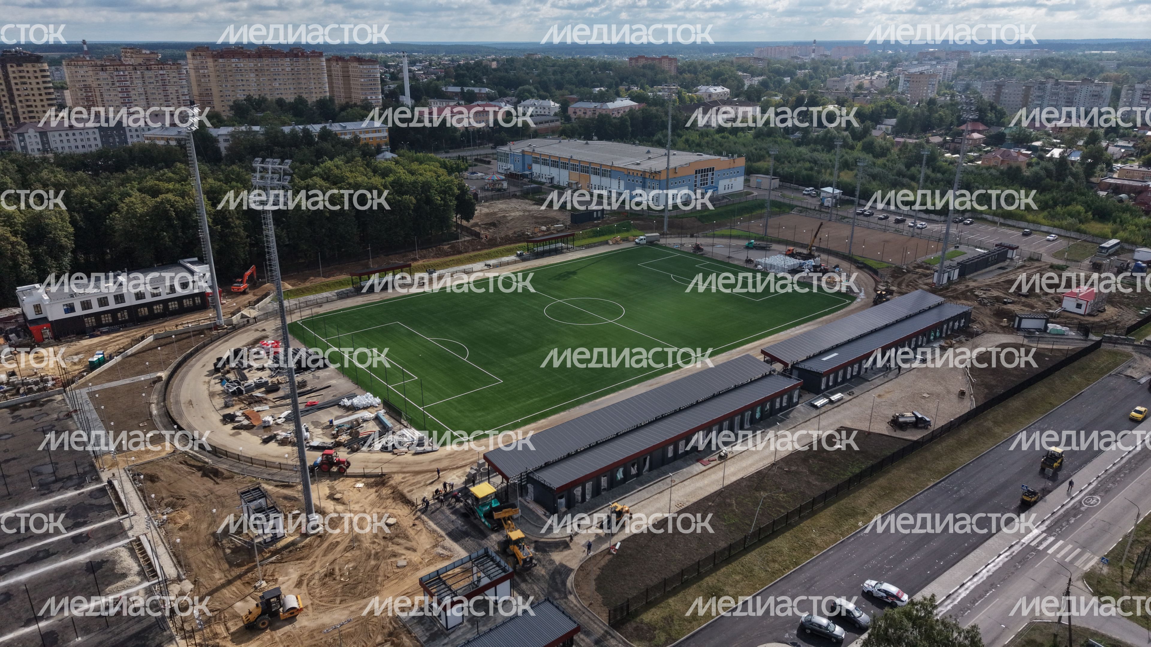 Реконструкция стадиона "Мещера" в Егорьевске