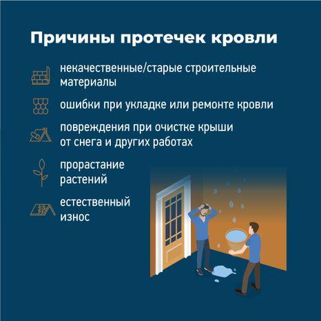 Что делать если течет крыша многоэтажного дома-квадрат-03