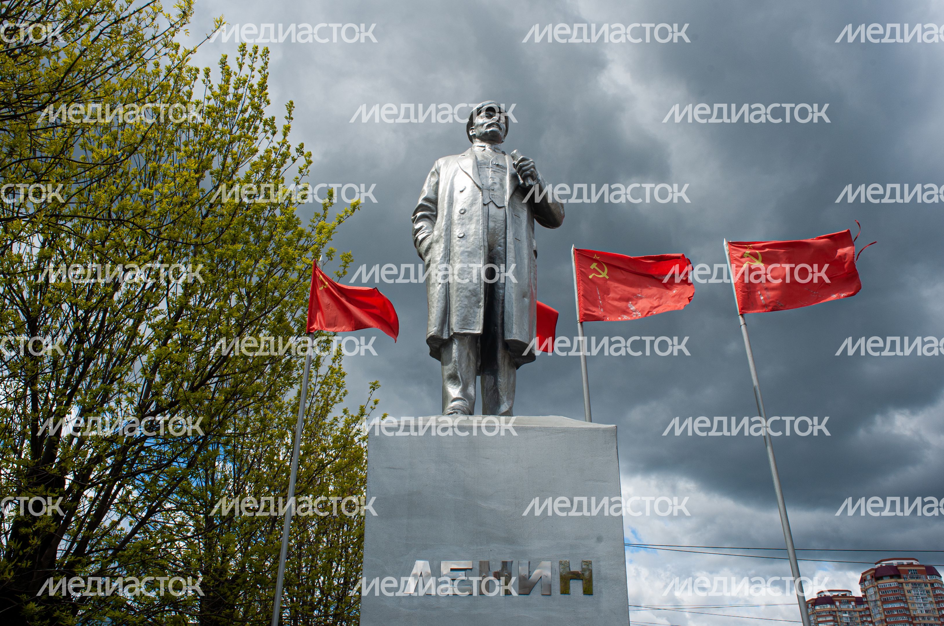 Весенние виды города Пушкино