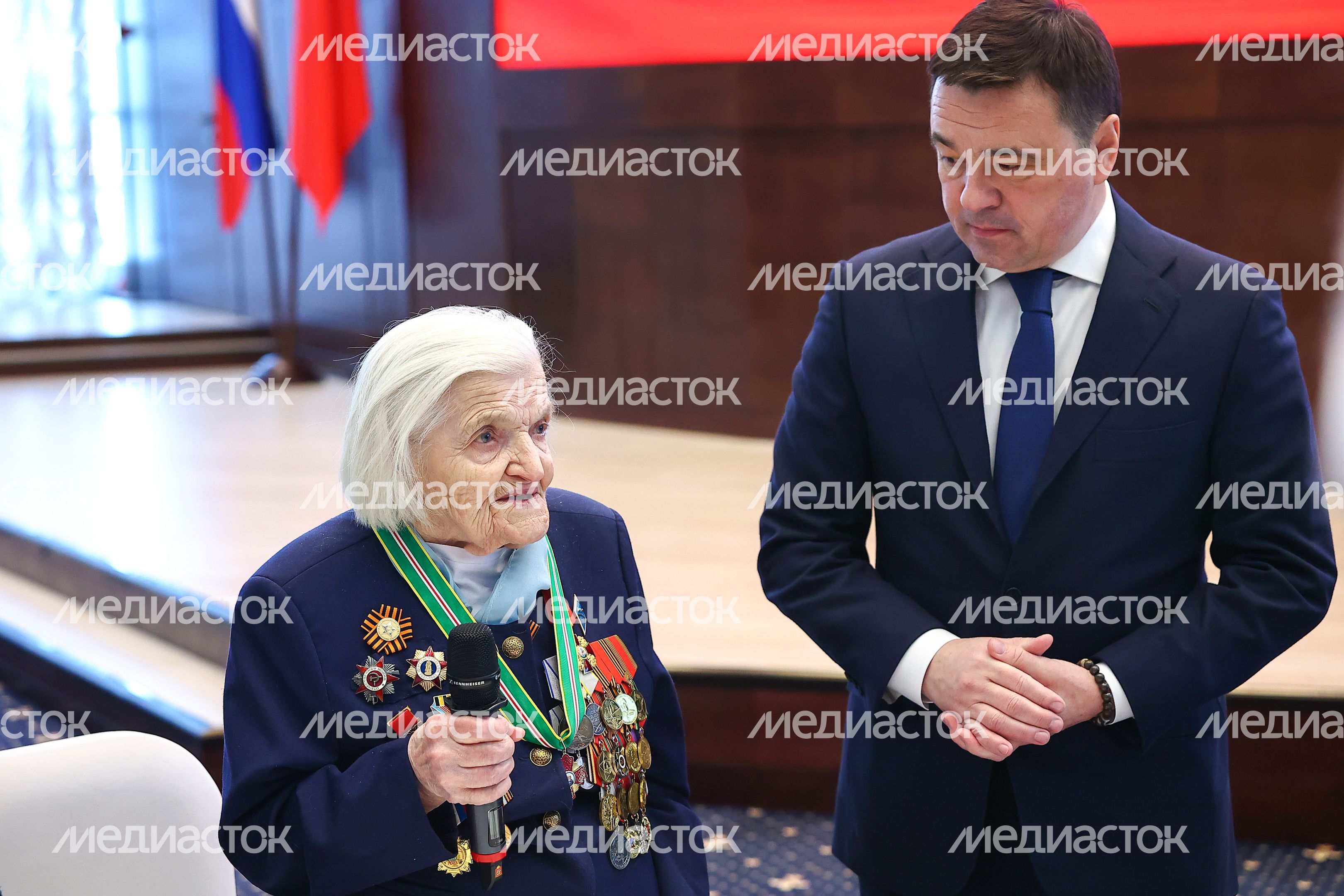 Торжественное мероприятие, посвященное 35-летию совета ветеранов Подмосковья, с участием Губернатора Московской области
