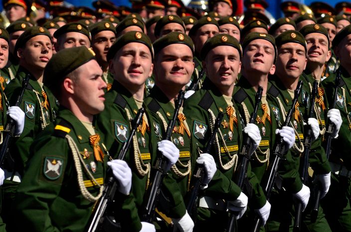 Генеральная репетиция парада Победы на Красной площади
