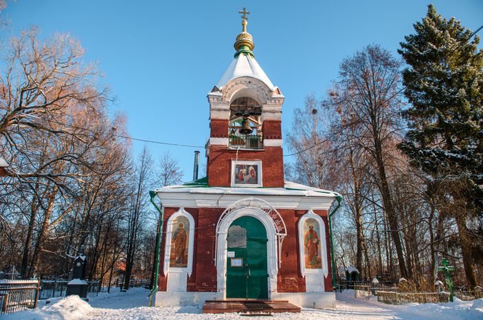 Зимние виды города Калязин