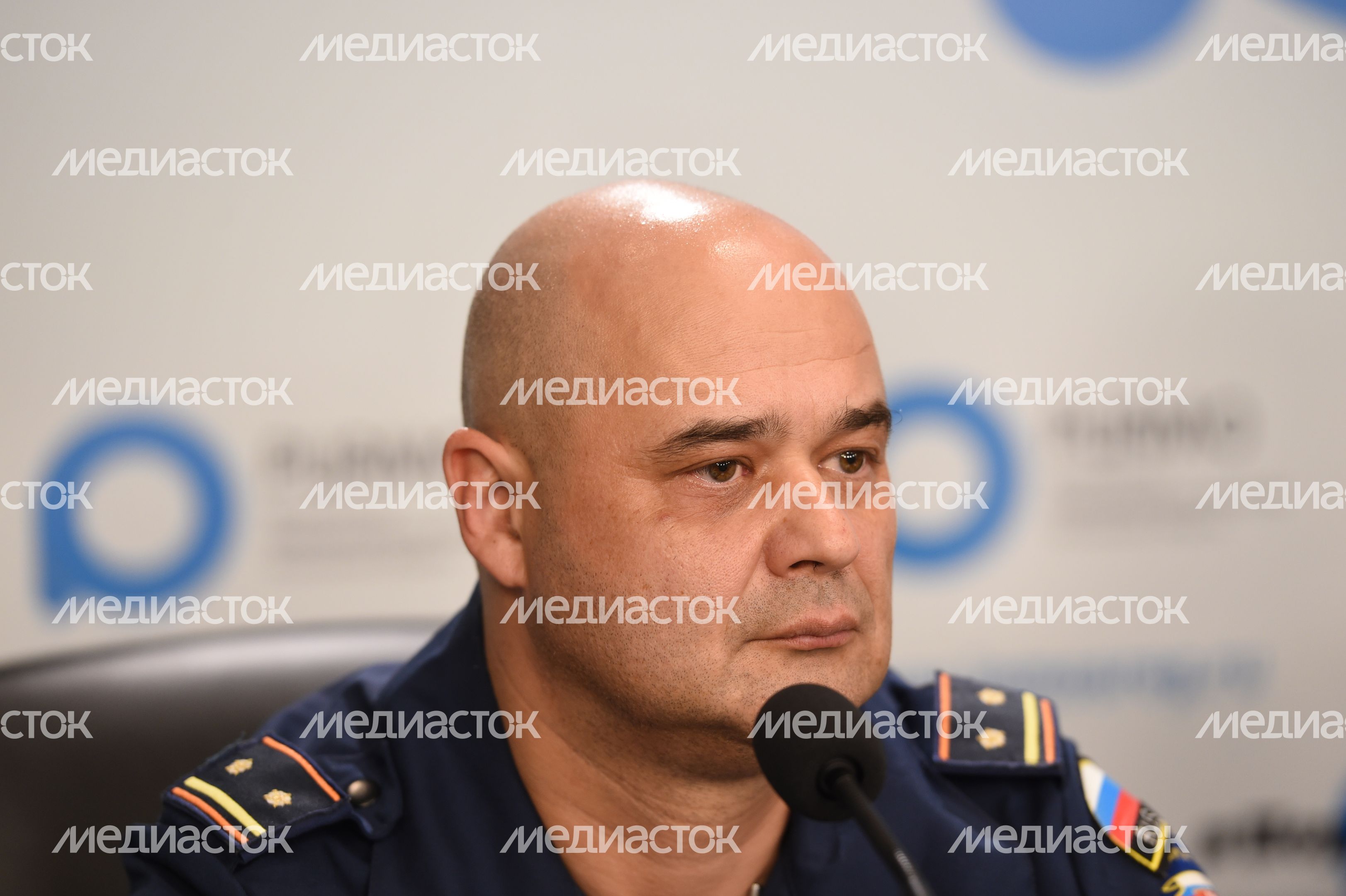 Пресс-конференция замначальника ГКУ МО «Мособлпожспас» Сергея Гедина