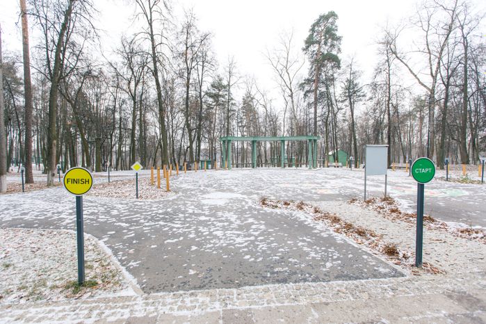 Раменское. Городской парк культуры и отдыха. Зима