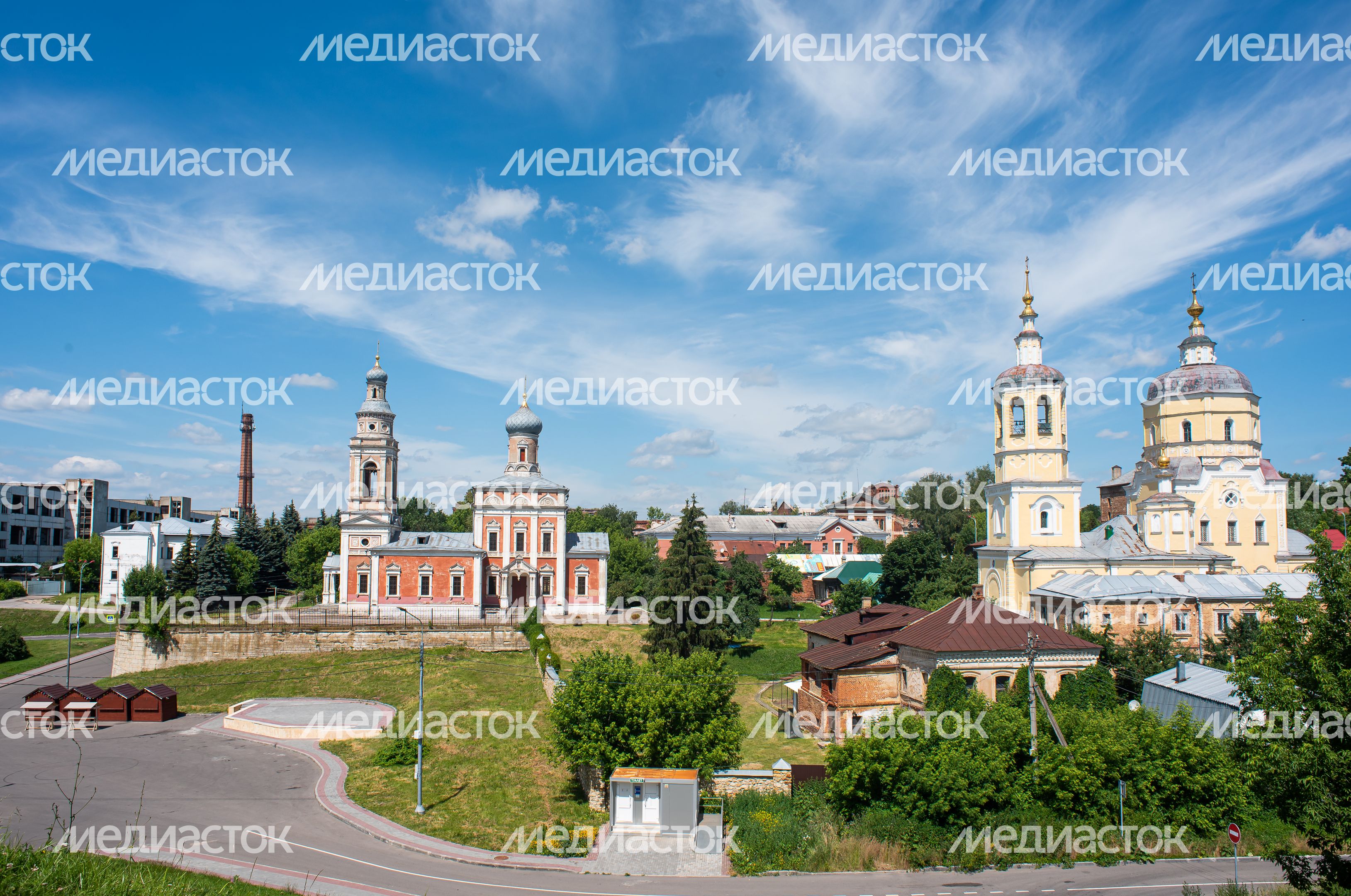 Летние виды города Серпухов