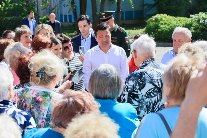 Встреча Губернатора с ранеными в реабилитационном центре «Ясенки»