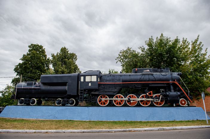 Коломна. Памятник "Паравозу Л-0012"