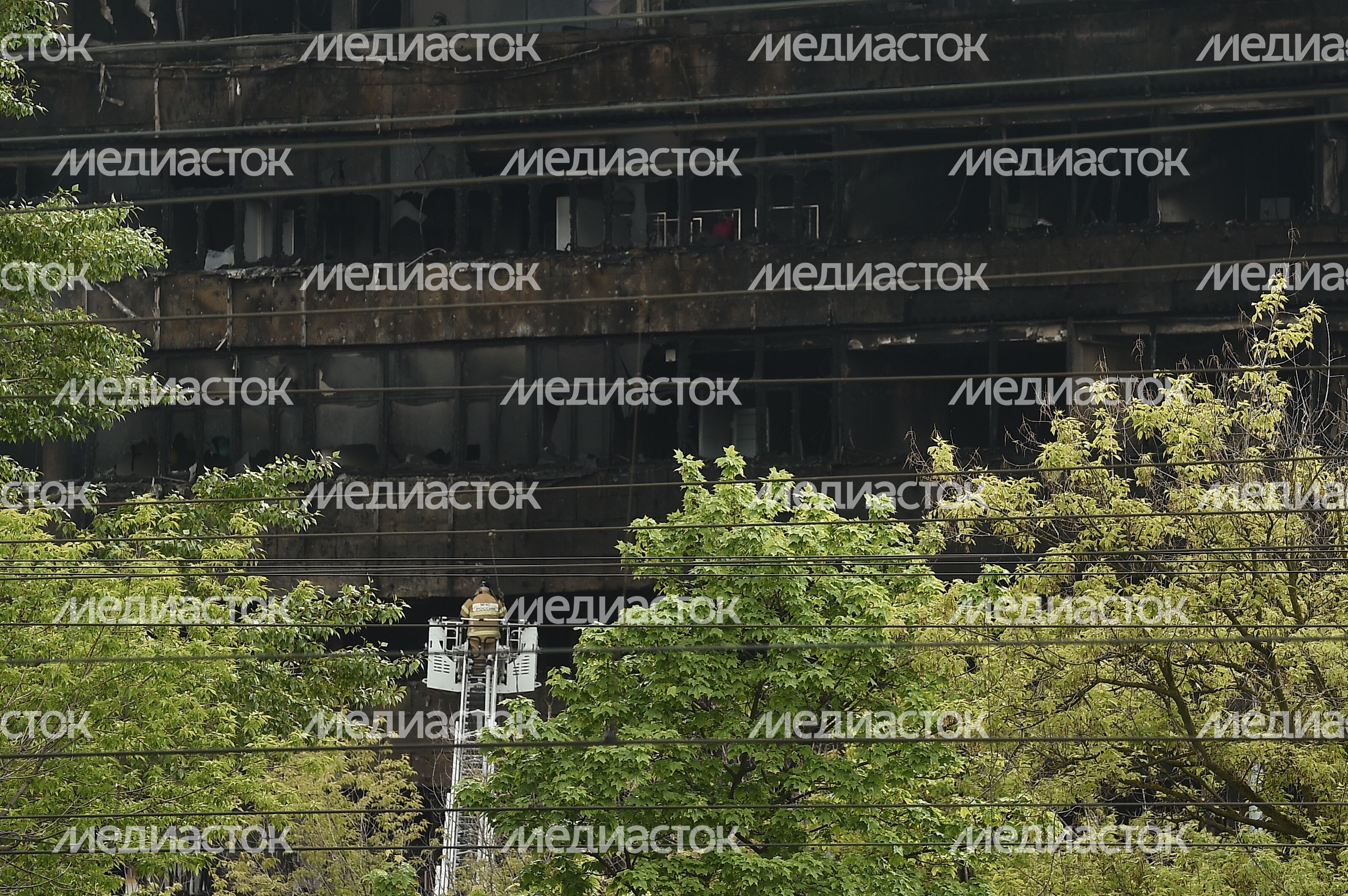 Пожар в бизнес‑центре «Гранд Сетунь плаза» в Москве Пожар в бизнес‑центре «Гранд Сетунь плаза» в Москве