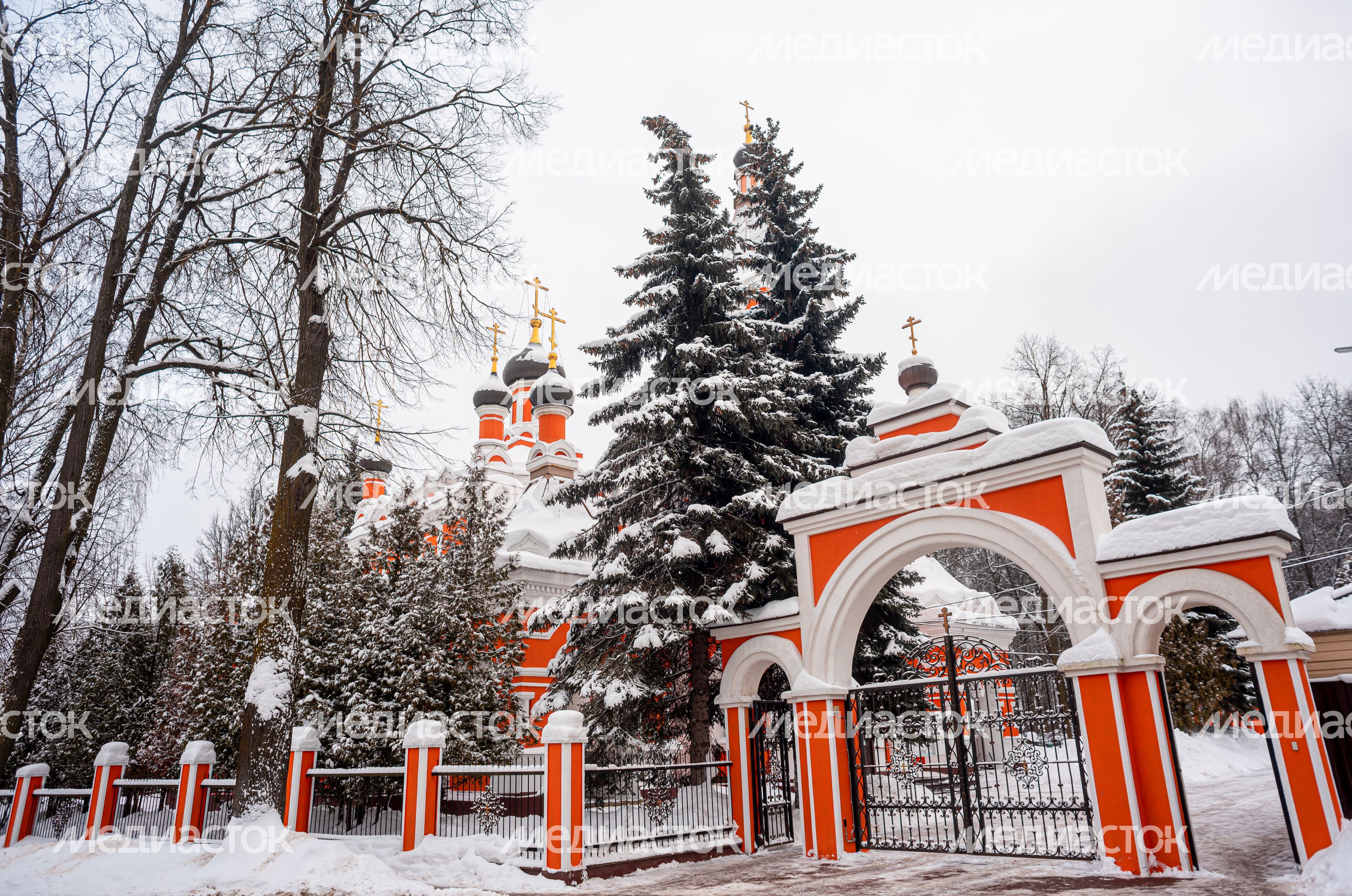 Зимние виды города Солнечногорск
