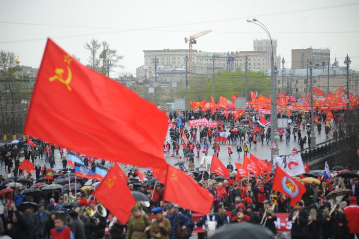 Первомайская демонстрация в Москве