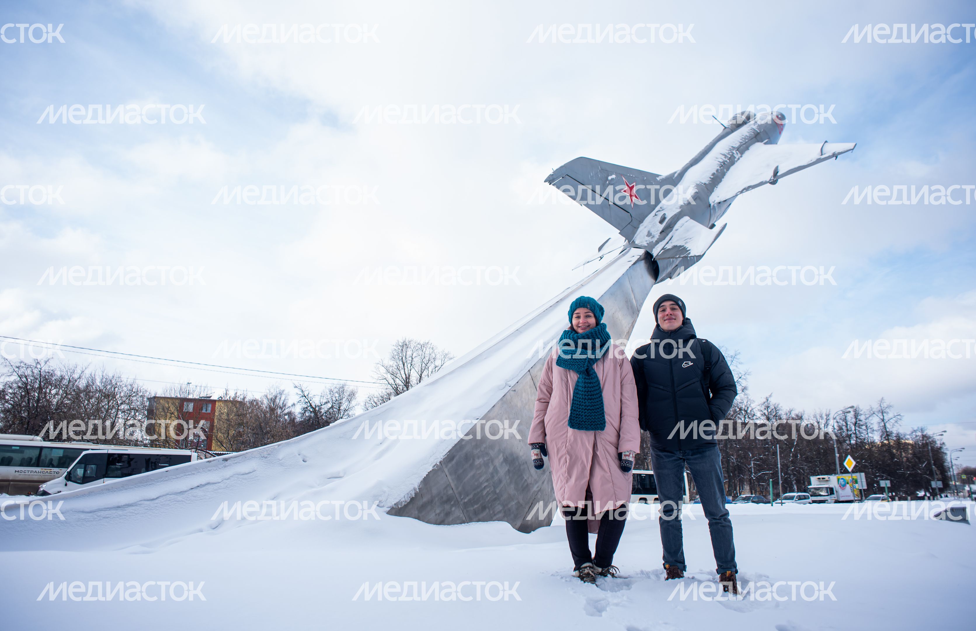 Зимние виды города Жуковский