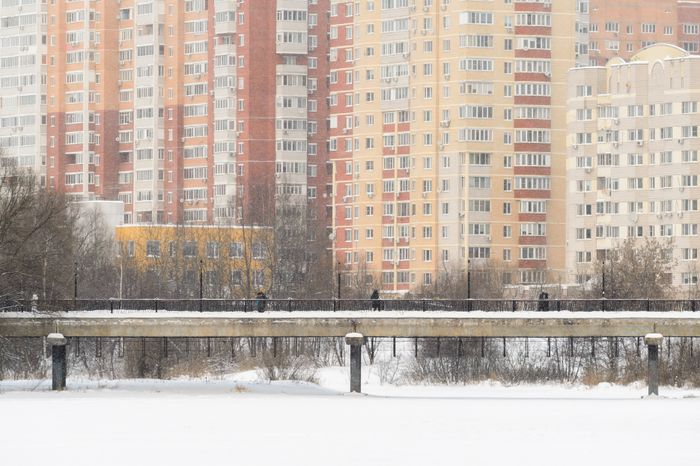 Балашиха. Парк «Заречная». Зима