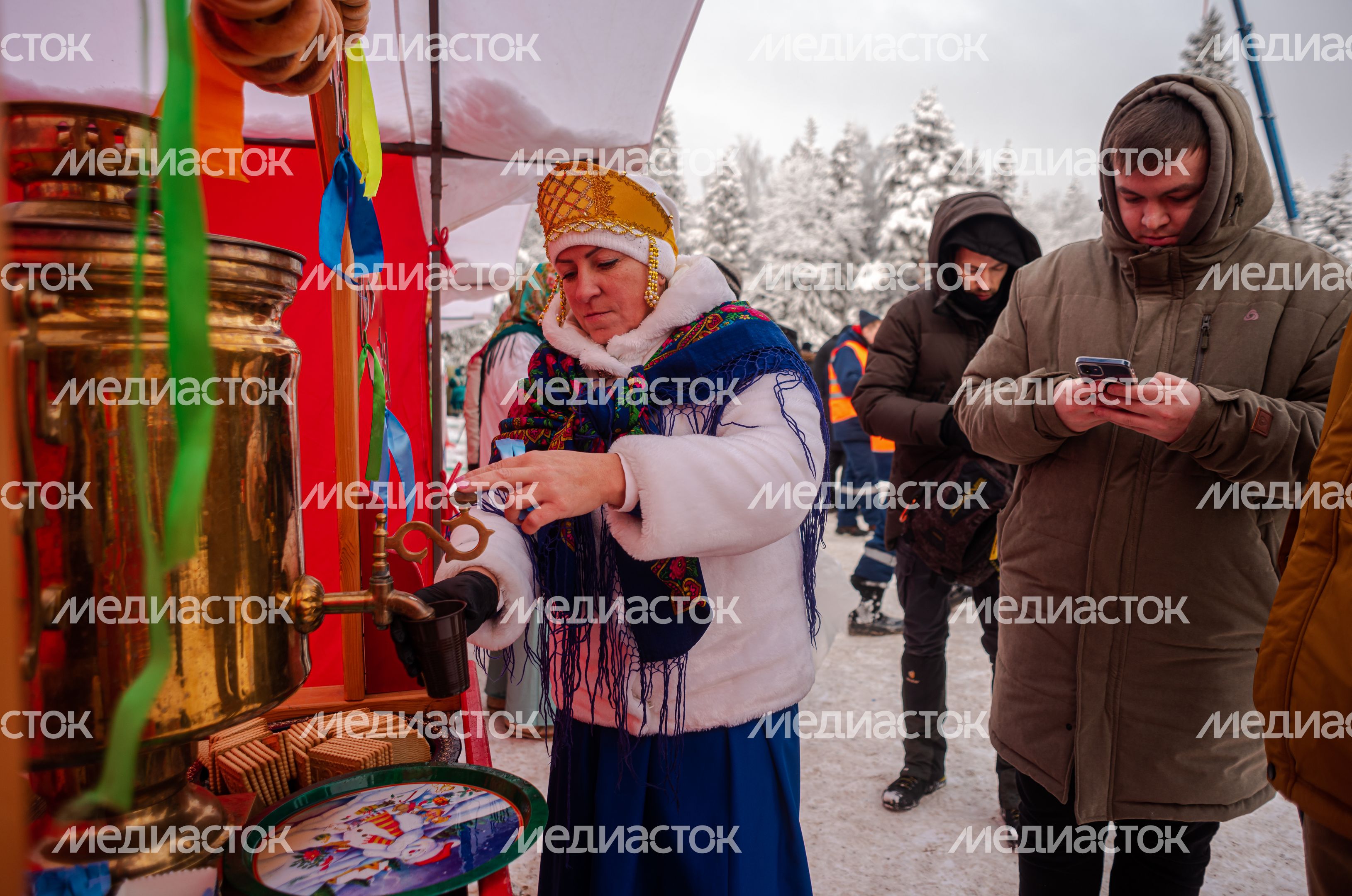Рубка главной новогодней елки страны