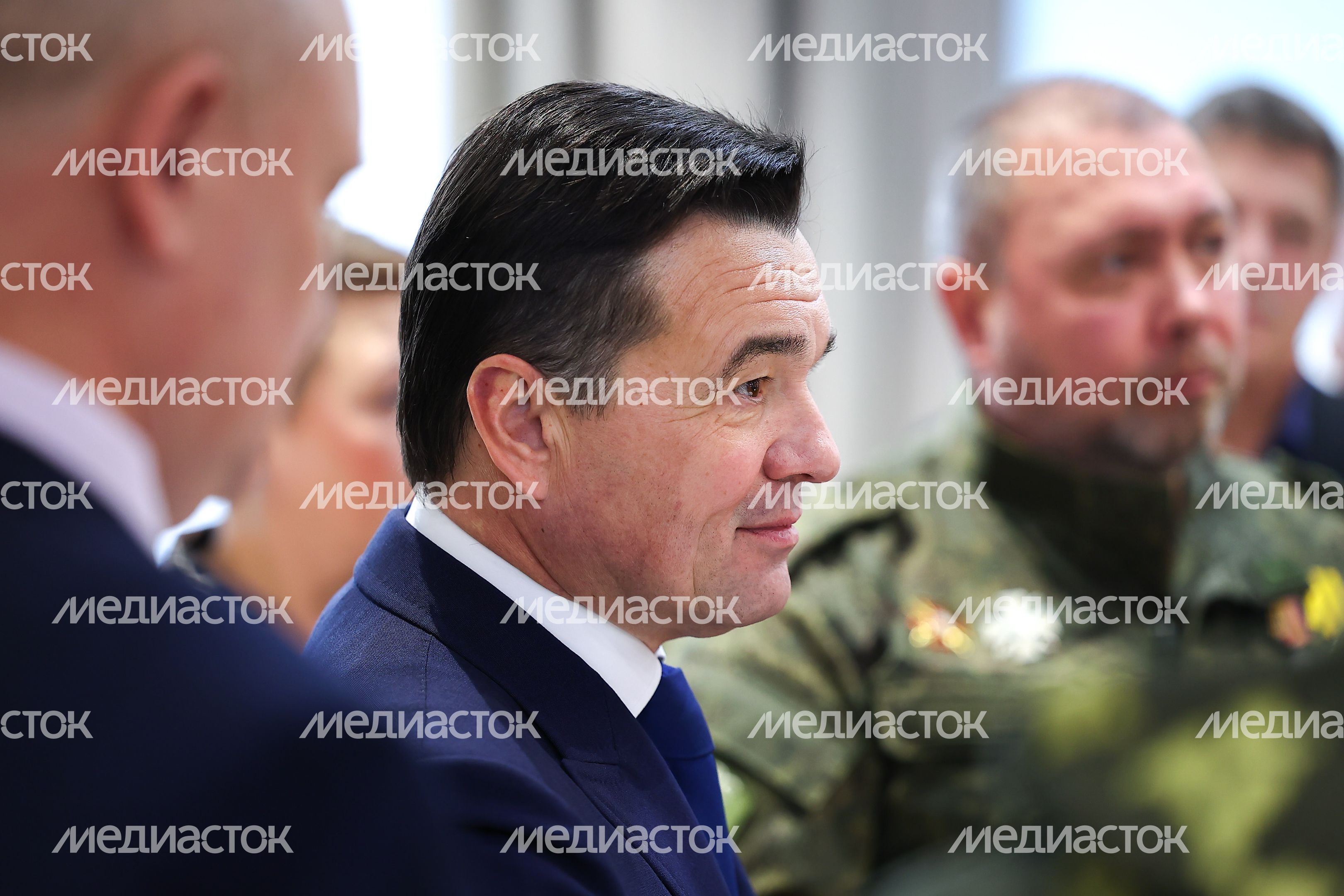 Награждение добровольцев из отряда «БАРС» Губернатором Подмосковья