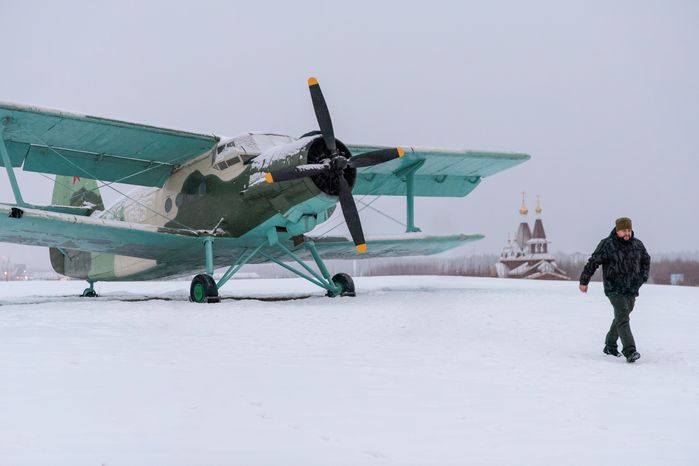 Самолет АН-2 в парке «Патриот» Одинцовского округа