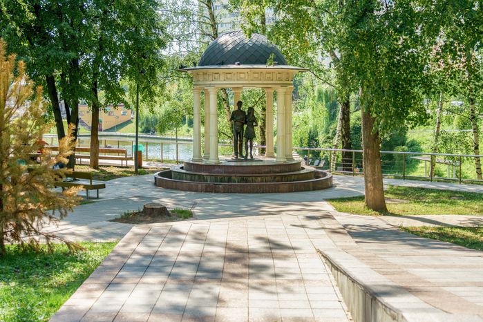 Аллея Славы в городе Видное Ленинского округа